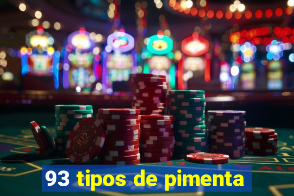93 tipos de pimenta